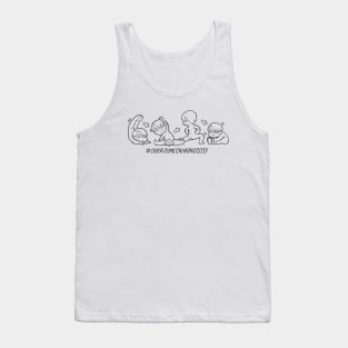 OVERCOME CHIHOKO [WHITE] Tank Top